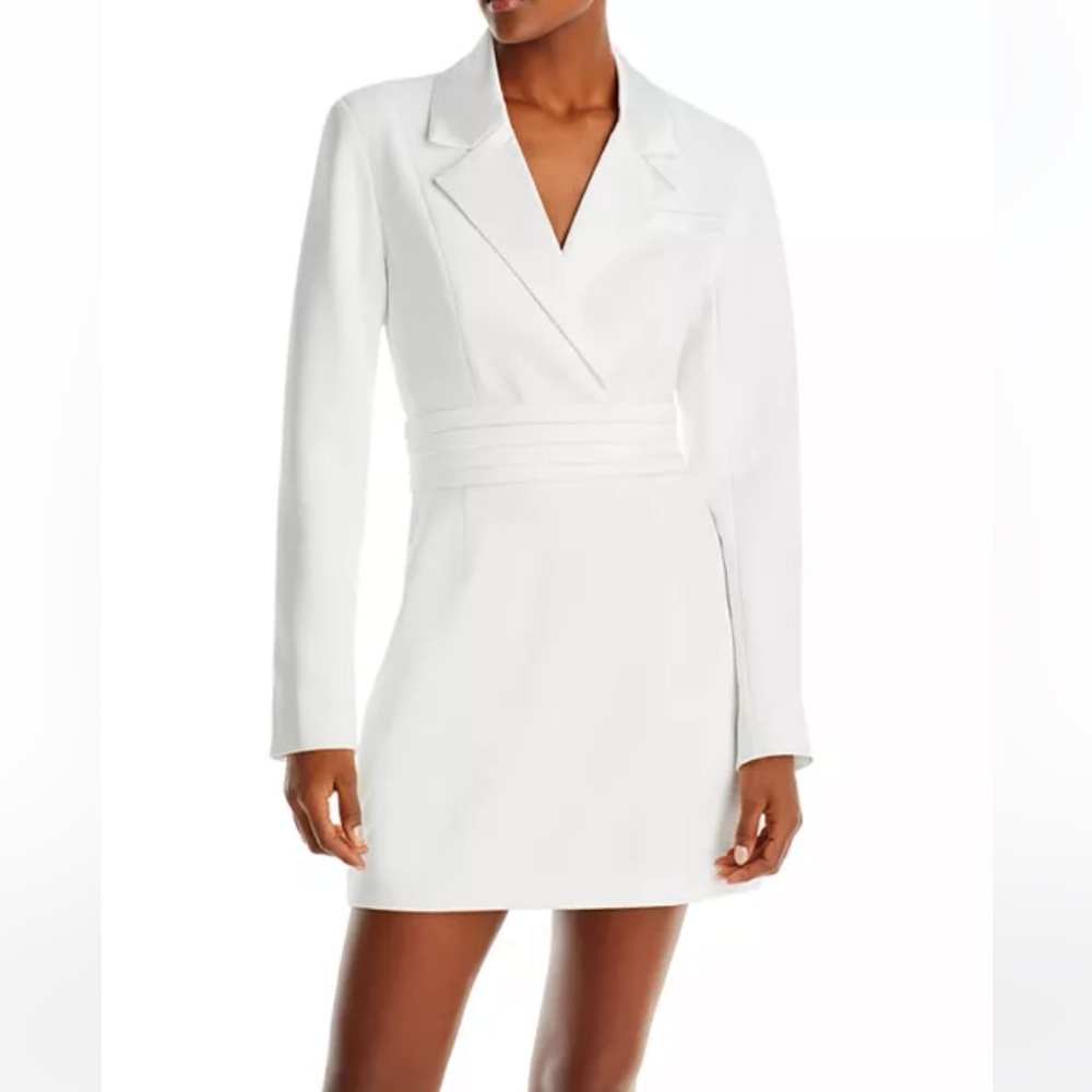 Bloomingdale’s white blazer dress
